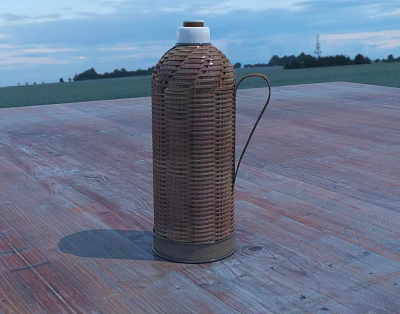 Modern thermos kettle 3d model