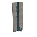 Industrial Equipment Vertical Metal Structure With Green Components And Bottom Connection