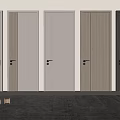 Modern Hinged Doors In Various Colors And Wood Textures For Home Interior Design