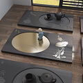 New Chinese Tea Table Tea Tray 3d model