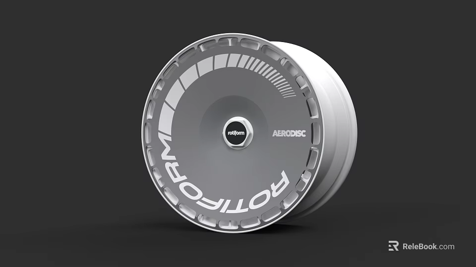 Rotiform MSS10C Silver Car Wheel Rim Featuring Modern Stylish Design 3d model 