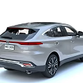 Toyota Silver SUV Modern Exterior Design With Sleek Lines And Alloy Wheels