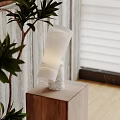 Table lamp combination table lamp bedside table 3d model