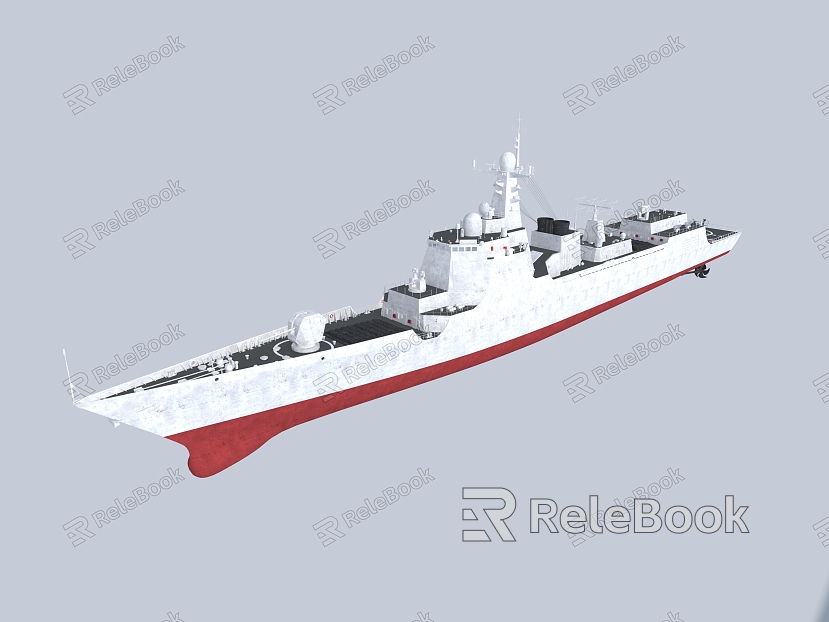 Type 052 destroyer guided missile destroyer cruiser landing ship warship model