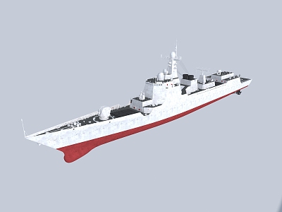 Type 052 destroyer guided missile destroyer cruiser landing ship warship model