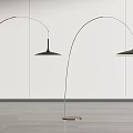 Modern Minimalist Floor Lamps With Arched Stand Black Shade And Wooden Base