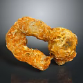 Heavy Duty Orange Metal Ring Shaped Textured Connector Hardware Tool