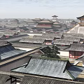 Ancient Architecture Complex With Traditional Tiled Roofs Courtyards And Scenic Lakeside Trees