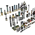 New Chinese Landscape Lamp Landscape Lamp Lawn Lamp Column Lamp 3d model