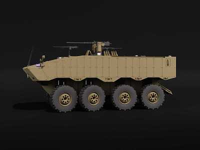 Infantry armored vehicle 3d model