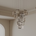 Modern chandelier 3d model