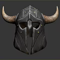 Viking Style Horned Metal Armor Helmet For Medieval Warrior Battle Gear