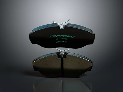 Zeppard High Performance Automotive Brake Pads For Vehicle Safety And Replacement 3d model