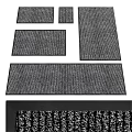 Square Rugs In Various Sizes With Textured Pattern For Home Decoration