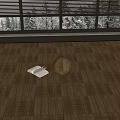Wooden Flooring In Bright Room With Decor And Natural Light