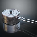 Small Metal Cooking Pot With Lid And Handle For Kitchen Utensil Use