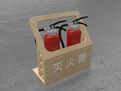 Modern Fire Extinguisher Fire Hydrant Fire Extinguisher 3d model