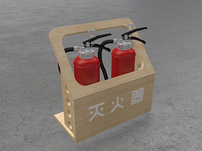 Modern Fire Extinguisher Fire Hydrant Fire Extinguisher 3d model