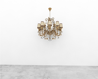 jieu crystal chandelier 3d model