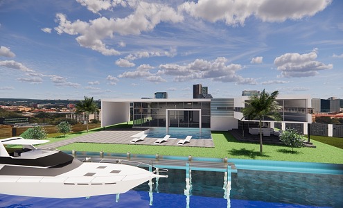 Modern Villa 3d model