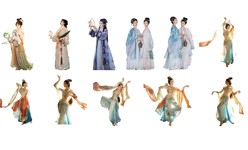 Hanfu Children 3d model