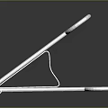 Silver Metal Paperclip As Practical Daily Office Supplies With Smooth Surface Design