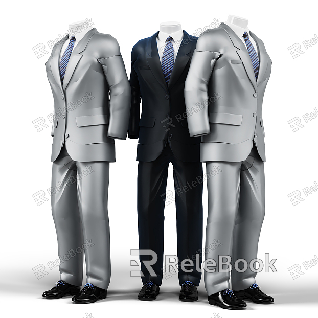 Modern Model Men's Clothing Suit Clothes Model model