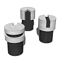 Modern Minimalist Side Tables With Marble Tops And Wooden Bases Design