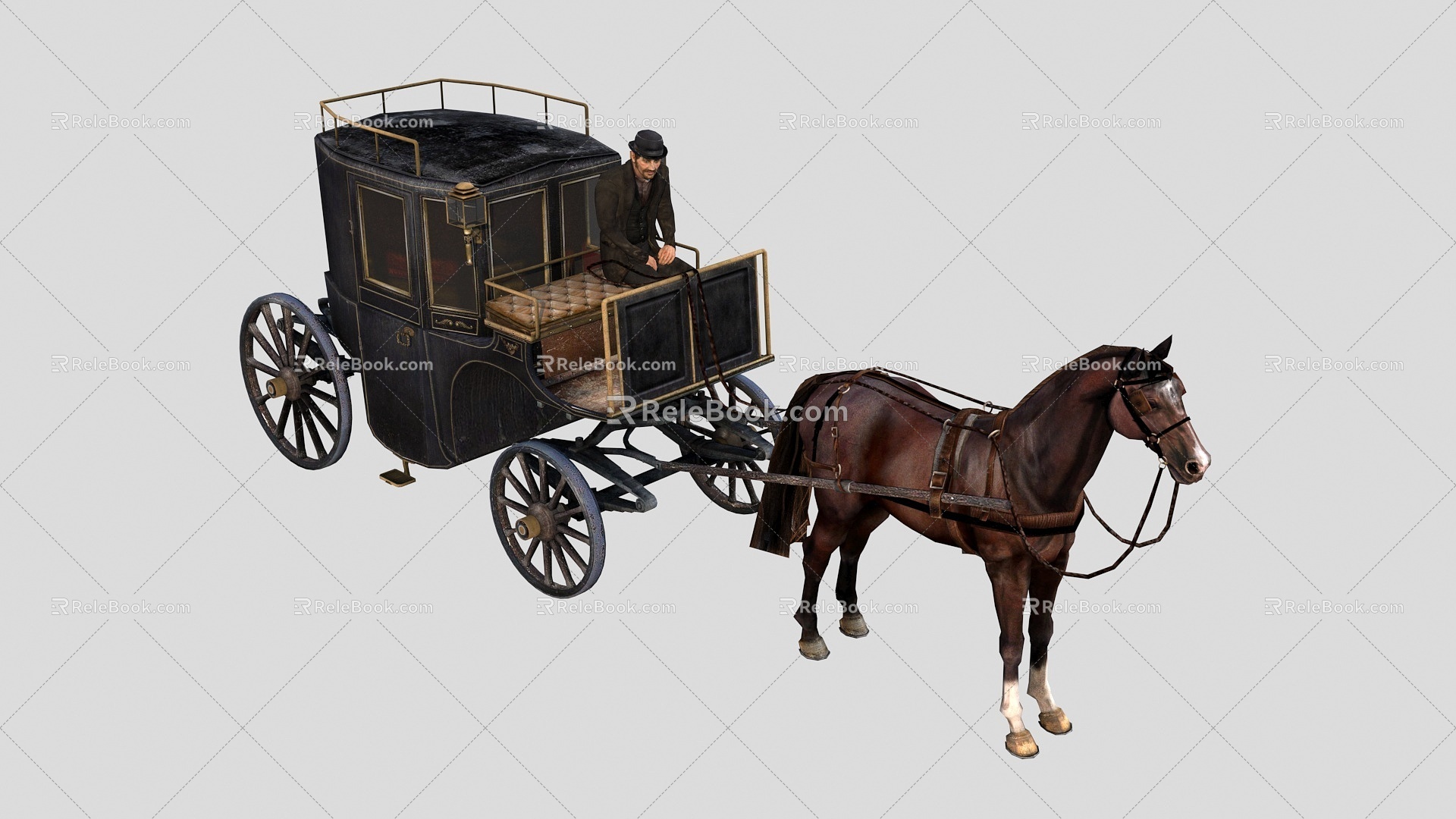 carriage deng 3d model