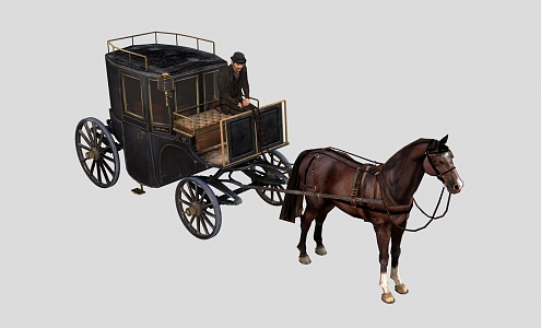 carriage deng 3d model