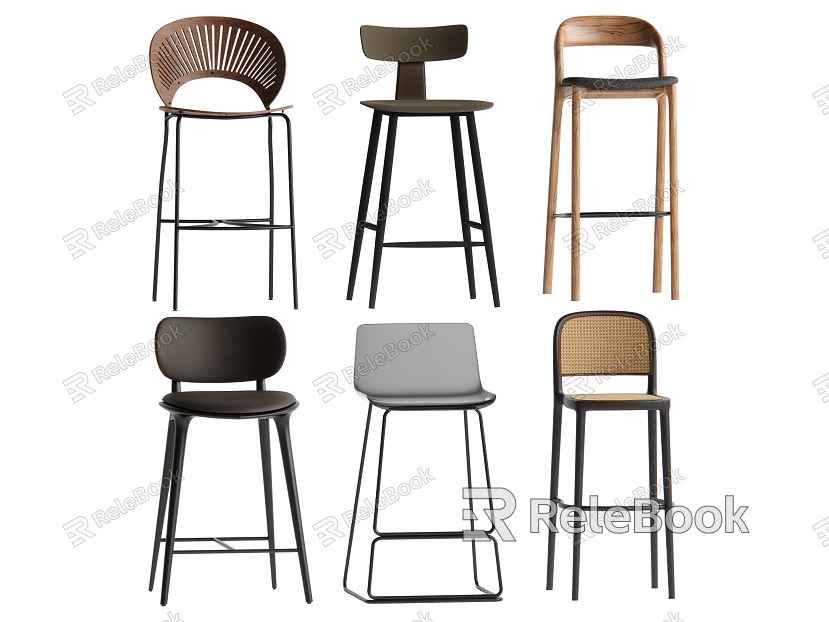 Modern Middle Style Bar Stool model