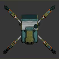 Robot Spider Robot Mecha Spider Science Fiction Spider Mechanical Spider Spider Battery Spider Tower Defense 3d model