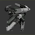 Mech Warrior Mech Soldier Machine Battlearm Mechanical Battlearm Machine Fighter Robot 3d model