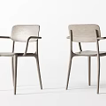 Modern Wooden Leisure Chairs With Armrest And Simple Home Decor Design Style