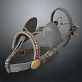 Modern saddle harness game items game props game equipment game equipment 3d model