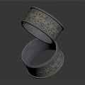 Elegant Blue Bracelets With Gold Geometric Patterns In Fine Jewelry Design