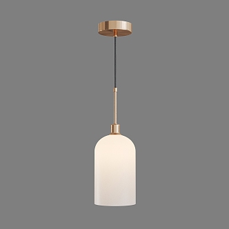 Simple Light Luxury Chandelier 3d model