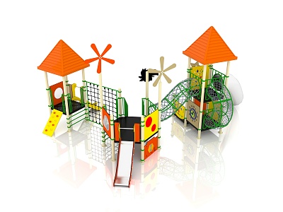 Slide Children's Slide Amusement Equipment Outdoor Slide Children's Combined Slide Outdoor Little Doctor Children's Amusement Equipment 3d model