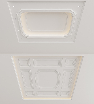 European-style ceiling 3d model