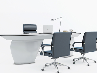 Modern Office Desk Chair Office Chair Staff Desk Staff Desk 3d model