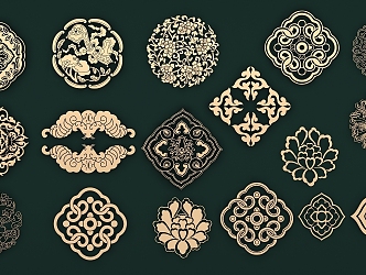 New Chinese Pattern 3d model