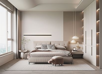 Modern Bedroom 3d model