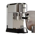Delonghi Stainless Steel Espresso Coffee Machine With Milk Frother For Home Kitchen Use