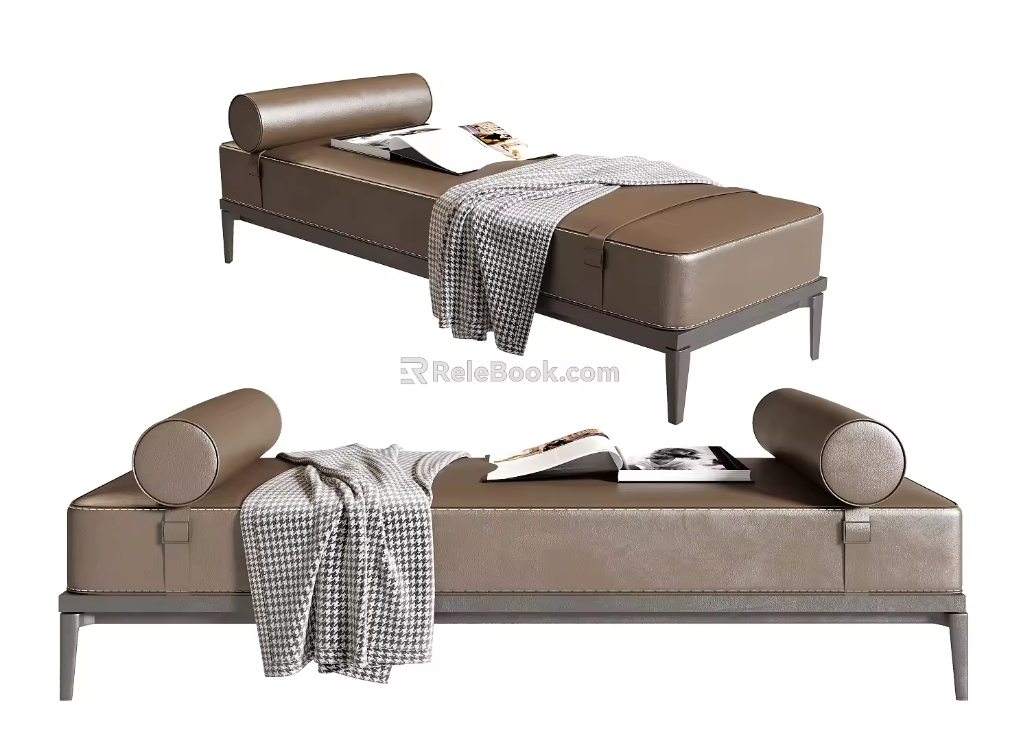 Sofa Stool Bench Bed End Stool Bedside Stool Long Chair 3d model