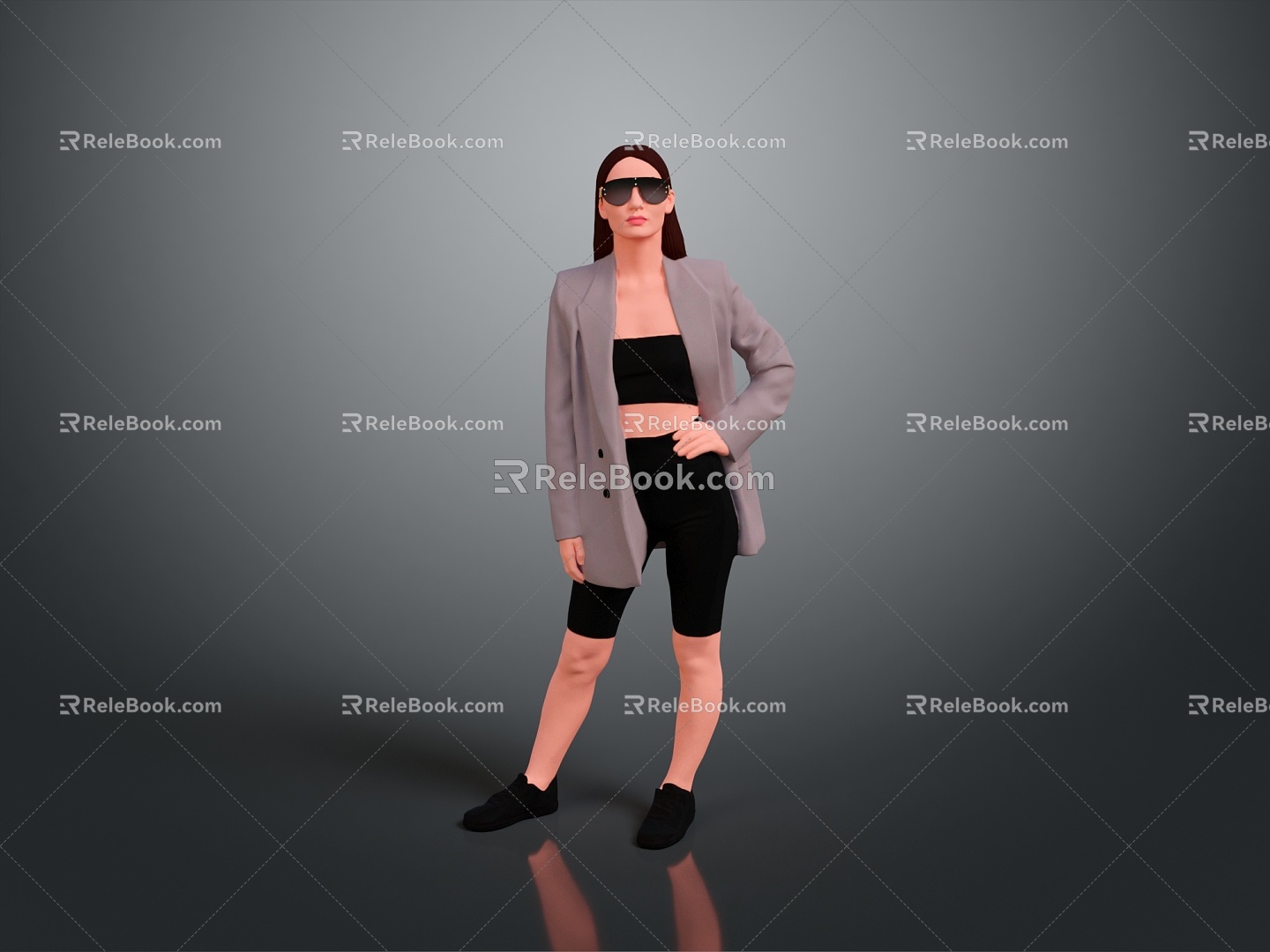 Woman Female Beauty Female Youth Girl Female Character Girl Realistic Woman 3d model