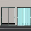 Interior Sliding Doors With Black Frames Frosted Glass And Wooden Floor Design
