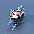 key car key 3d model