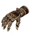 Intricate Steampunk Mechanical Hand Design With Detailed Gears And Metal Components