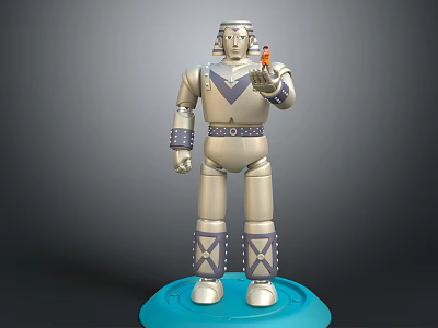 Modern Robot Toys 3d model