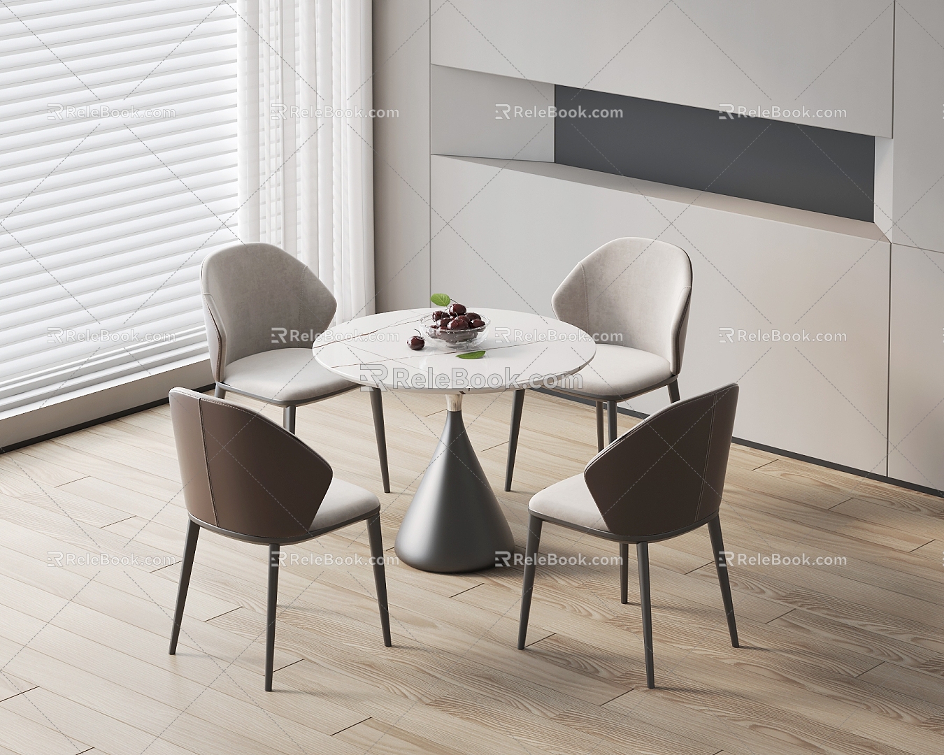 Leisure Table and Chair Negotiation Table and Chair 3d model